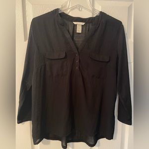 H&M black blouse